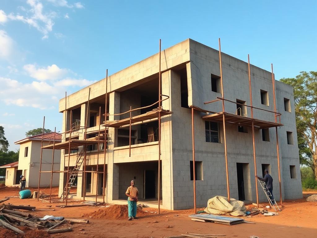 Community building construction